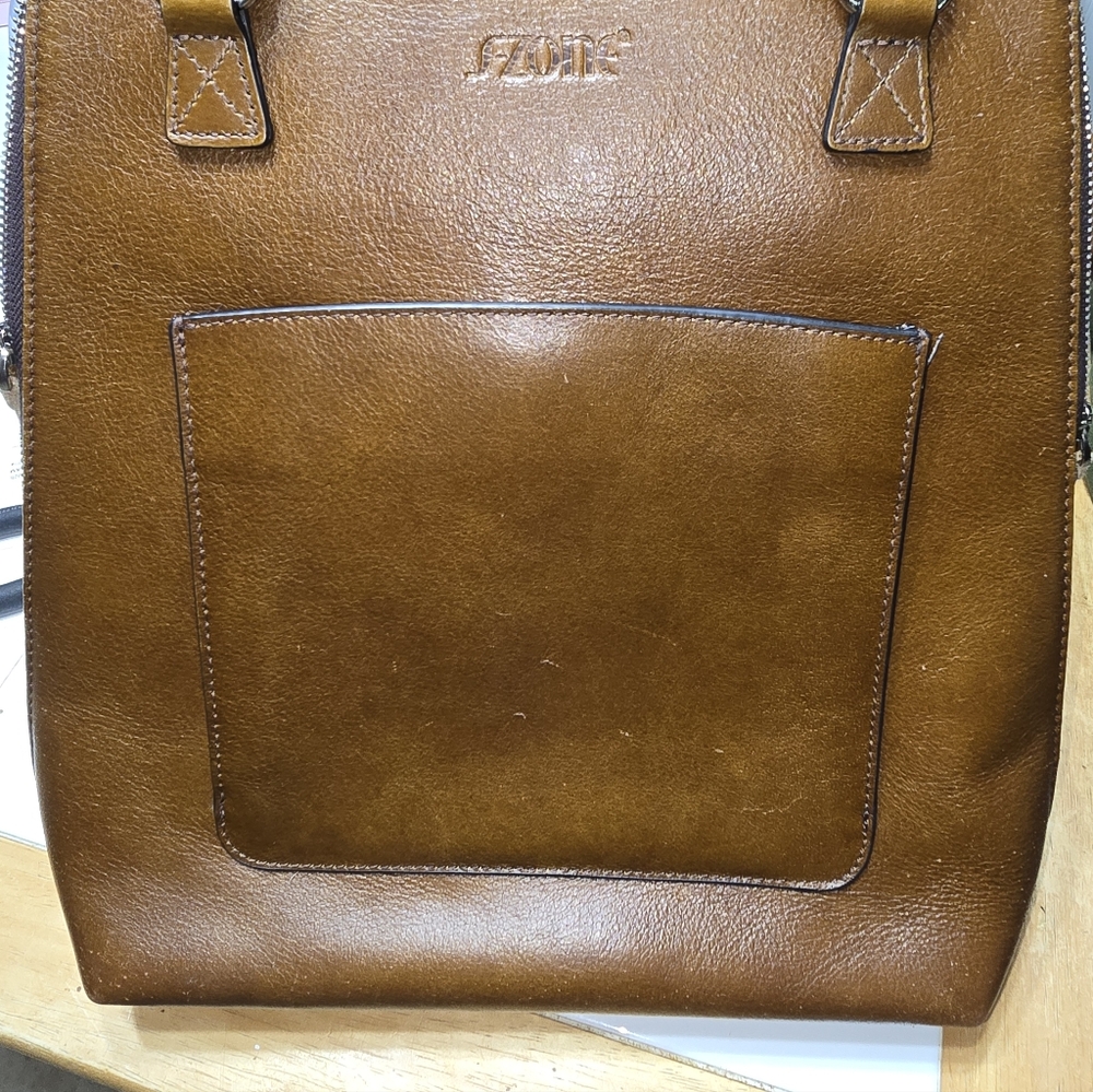 S Zone Leather Backpack /shoulder Bag